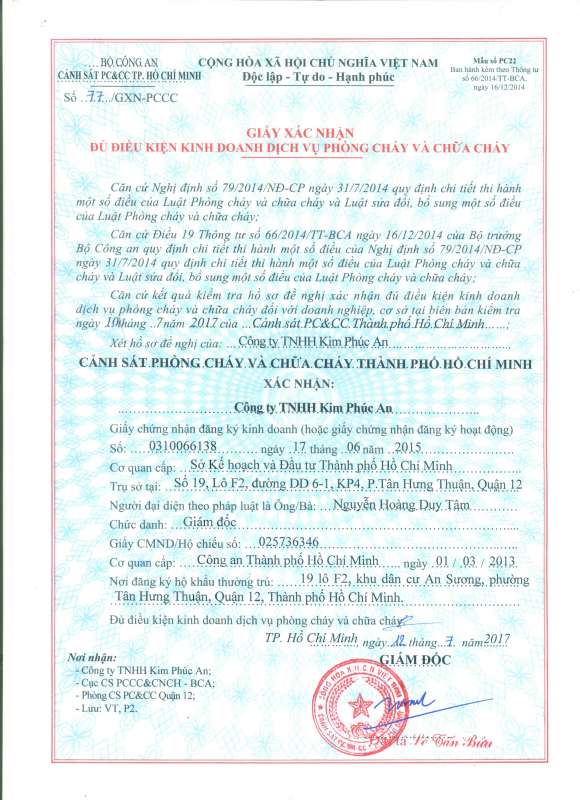 Giấy chứng nhận